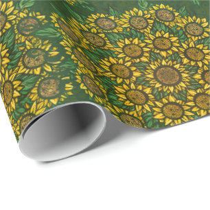 Papel De Regalo Mandala girasol
