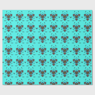 Papel De Regalo Mandalá Zen Turquesa