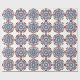 Papel De Regalo Mandalas de flores