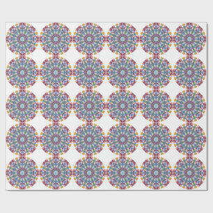 Papel De Regalo Mandalas de flores