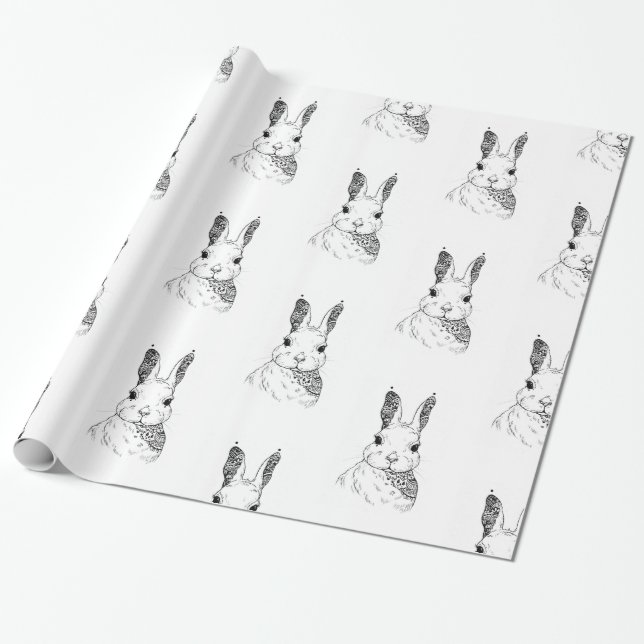 Papel De Regalo Mandela Rabbit (Desenrollado)