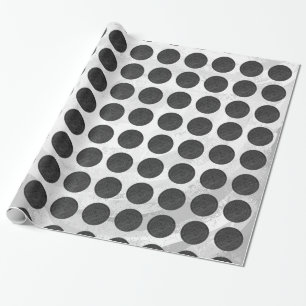 Papel De Regalo Manhole Cubre Mármol Negro