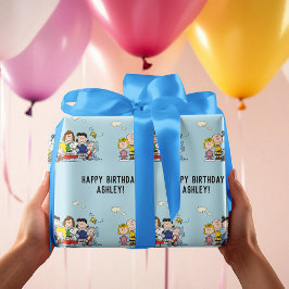 Papel De Regalo Maní | Cumpleaños de Charlie Brown y Gang