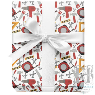 Papel de regalo Manitas en Rojo
