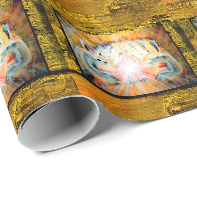 Papel De Regalo Manos curativas (Esquina del rollo)