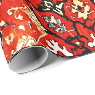 Papel De Regalo Manta oriental en blue&orange