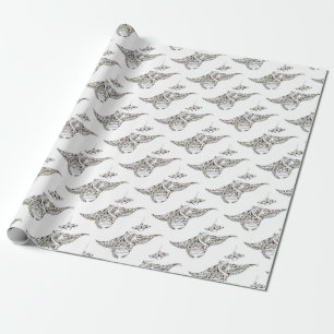 Papel De Regalo manta-rayos gemelos de los rayos