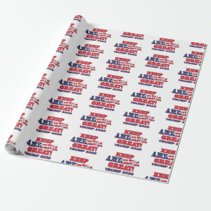 Papel De Regalo Mantener a América Grande Trump 2020