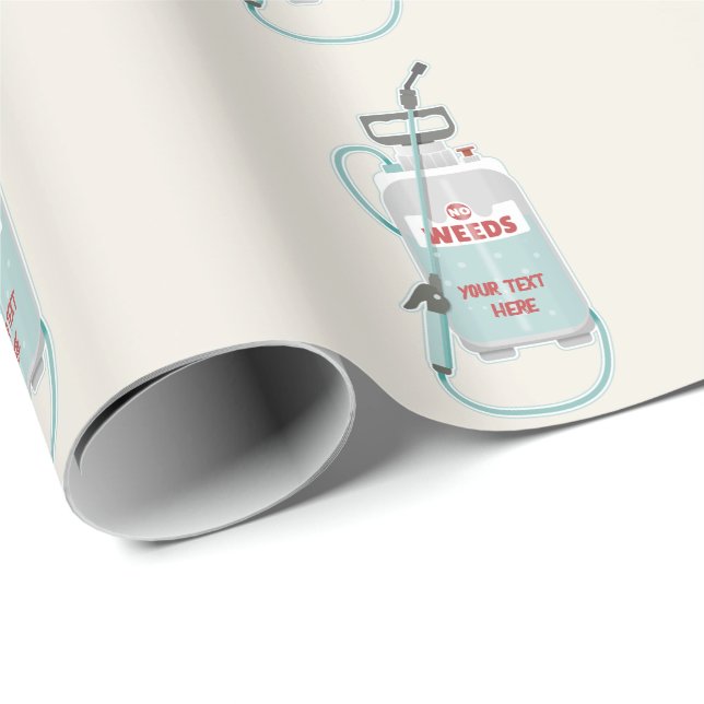 Papel De Regalo Mantenimiento de huertas de rociado de maleza (Esquina del rollo)