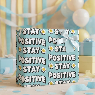 Papel De Regalo Mantente Positivo