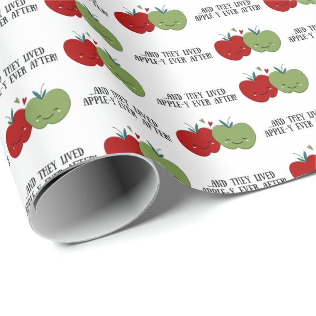 Papel De Regalo Manzana corta (Esquina del rollo)