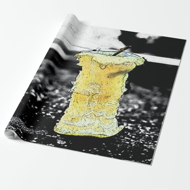 Papel De Regalo manzana vieja (Desenrollado)