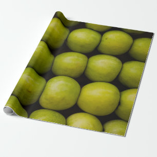 Papel De Regalo Manzanas fruta alimento manzanas verdes