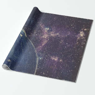 Papel De Regalo Mapa Celestial Antiguo