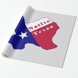 Papel De Regalo Mapa de la bandera de texto nativa
