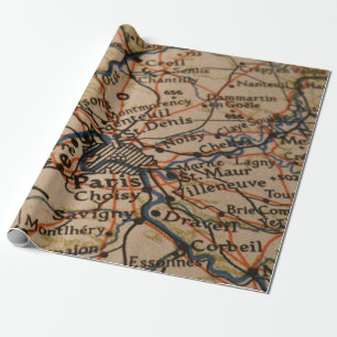 Papel De Regalo Mapa de París