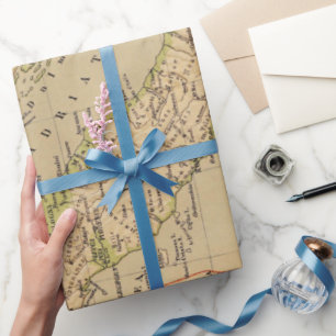 Papel De Regalo Mapa físico de la Antigua Italia (1881) 