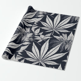 Papel De Regalo Maple de la medianoche: diseño Fiesta de estilo de