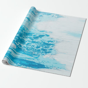 Papel De Regalo Mar azul