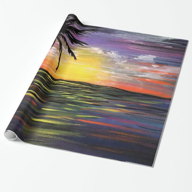 Papel De Regalo Mar del Sol (Desenrollado)