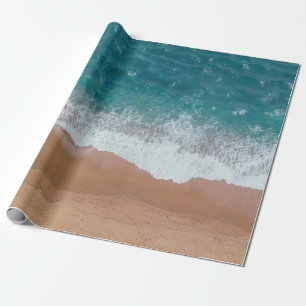 Papel De Regalo Mar oceánico y arena