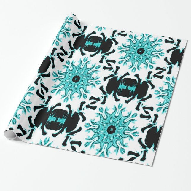 Papel De Regalo Mar y criaturas..... (Desenrollado)