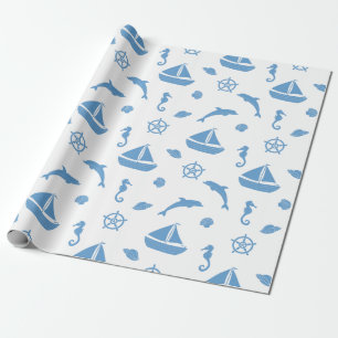 Papel De Regalo Mar y Náutica