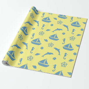 Papel De Regalo Mar y Náutica