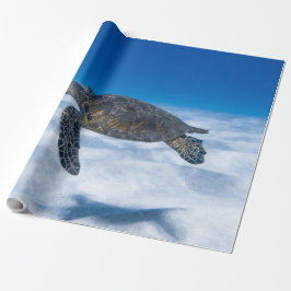 Papel De Regalo Maravillosa tortuga acuática