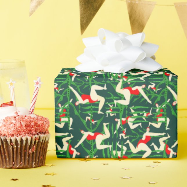 Papel De Regalo Maravillosas mujeres silvestres nadando (Fiesta de cumpleaños )