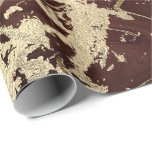 Papel De Regalo Marble Champaigne oro Sepia Borgoña Metalizado est<br><div class="desc">Minimalismo y elegancia según las tendencias de la decoración. Para Muchas Ocasiones De Glam De Lujo</div>