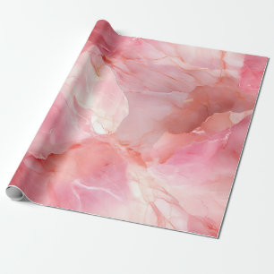 Papel De Regalo Marble Pastel Rosa