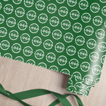 Marca de logotipo comercial promocional de color p