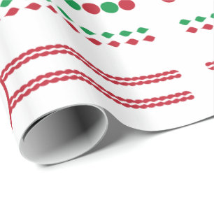Papel De Regalo Marco de borde decorativo de Navidad festivo