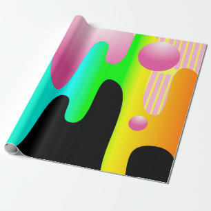 Papel De Regalo marco de ilustracion de diseño con concepto de cír