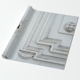 Papel De Regalo Marco de madera blanca