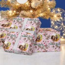 Papel De Regalo Marco de Pino Dorado