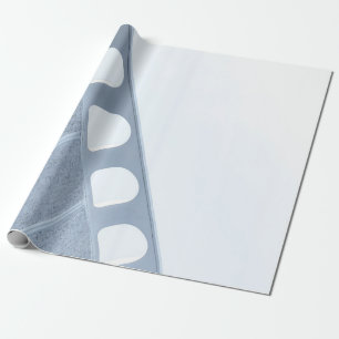 Papel De Regalo Marco metalizado blanco y negro