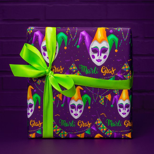 Papel De Regalo Mardi Gras Carnival (Subido por el creador)