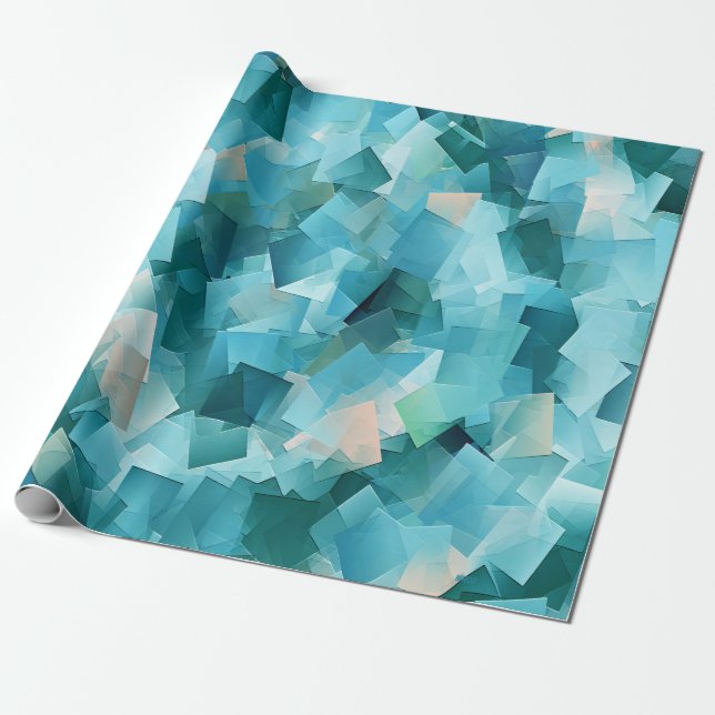 Papel De Regalo Mares de Swirling...... (Desenrollado)