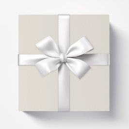 Papel De Regalo Marfil beige de crema sólida