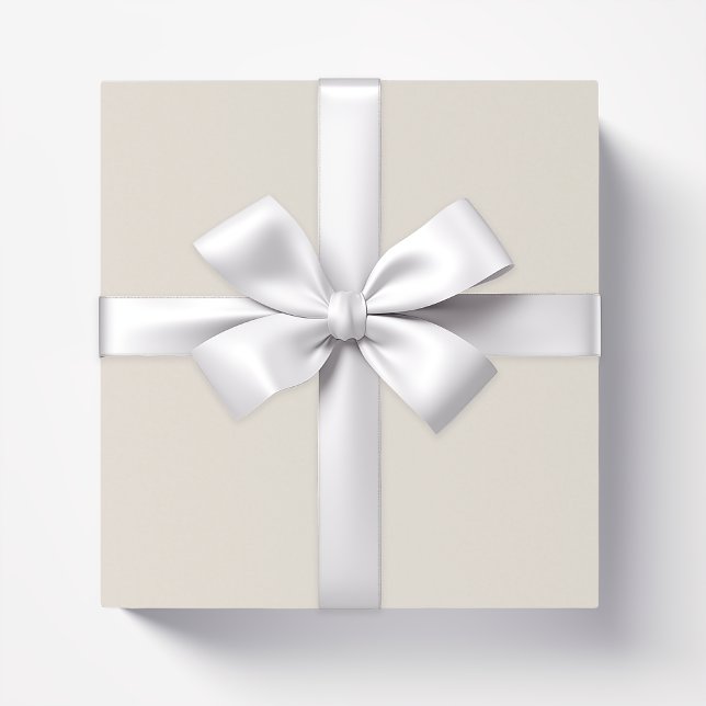 Papel De Regalo Marfil beige de crema sólida (Subido por el creador)