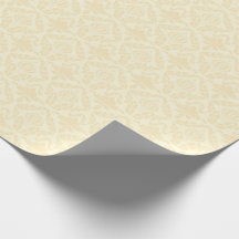 Marfil Crema Damasco Floral Elegante