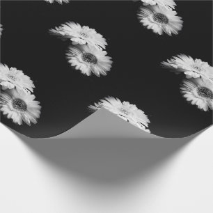 Papel De Regalo Margarita Greyscale