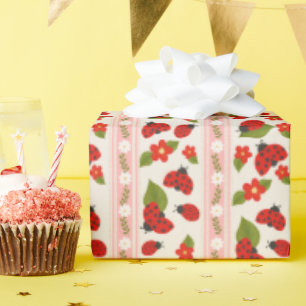 Papel De Regalo Margaritas de mariquita peladas regalo creativo