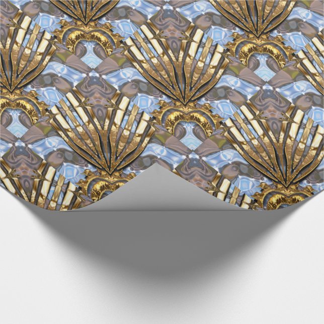 Papel De Regalo Margo Spray Modern Elegant Navidades (Esquina)