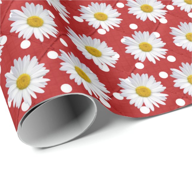 Papel De Regalo maricas en puntos de polka (Esquina del rollo)