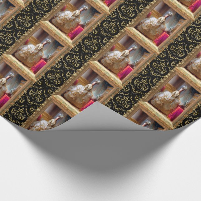 Papel De Regalo Marie Inspirada Para Los Navidades (Esquina)