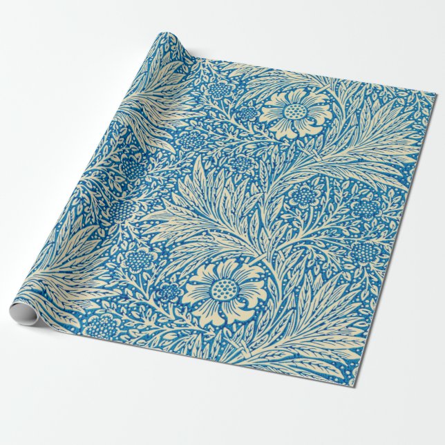 Papel De Regalo Marigold, 1875 por William Morris (Desenrollado)