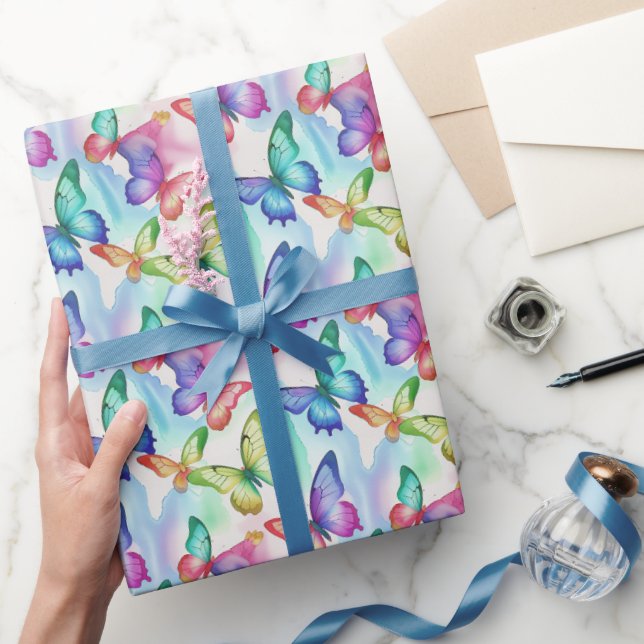 Papel De Regalo Mariposa (Regalar)